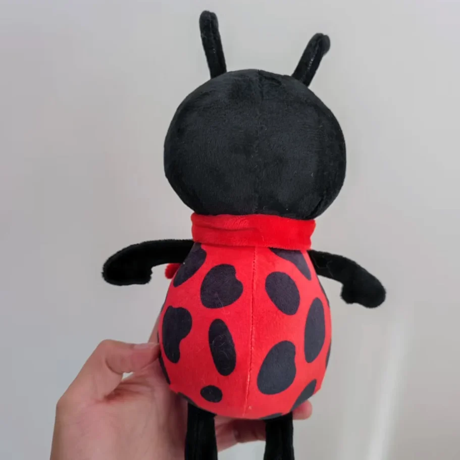 Fleckie Plüschtier von hinten