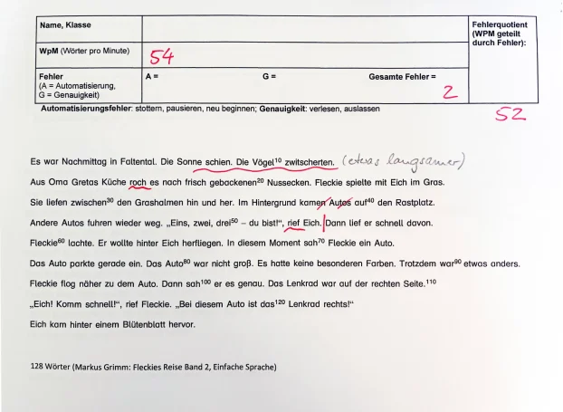 Lautleseprotokoll in Einfacher Sprache